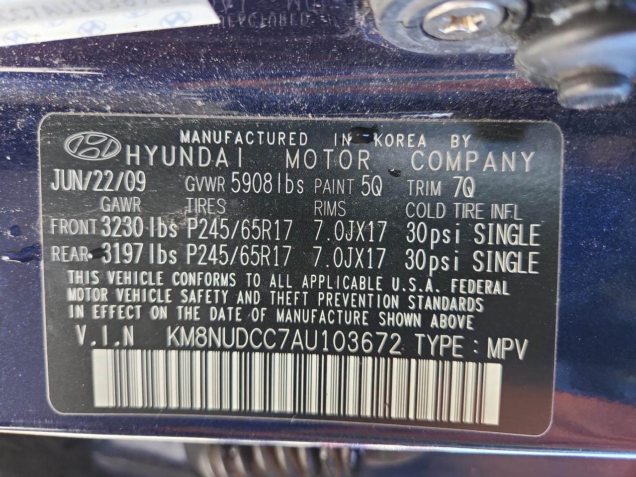 HYUNDAI VERACRUZ GLS