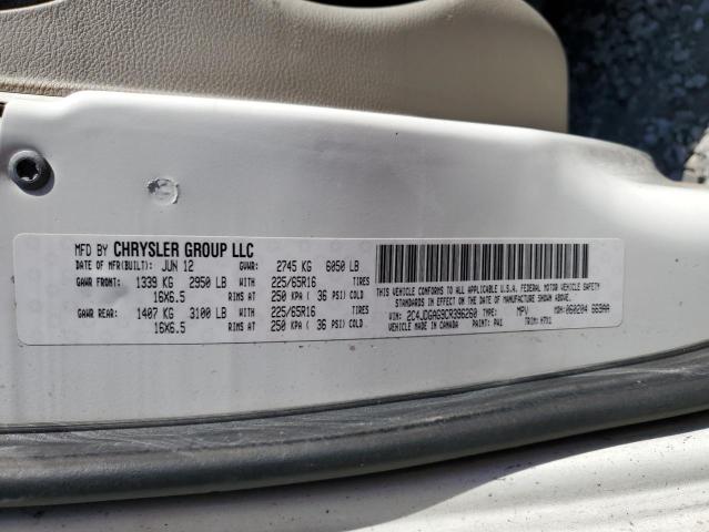 2012 DODGE RAM VAN - 2C4JDGAG9CR396260