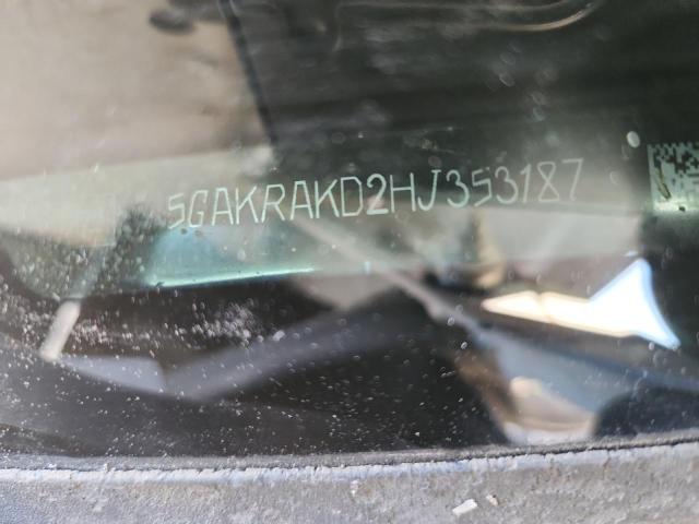 2017 BUICK ENCLAVE 5GAKRAKD2HJ353187