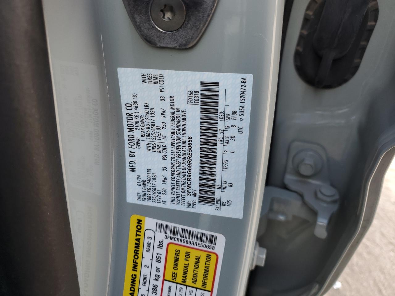 FORD BRONCO SPORT HERITAGE