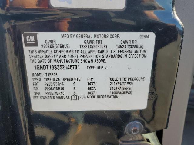 2005 CHEVROLET TRAILBLAZER LS #3264530511