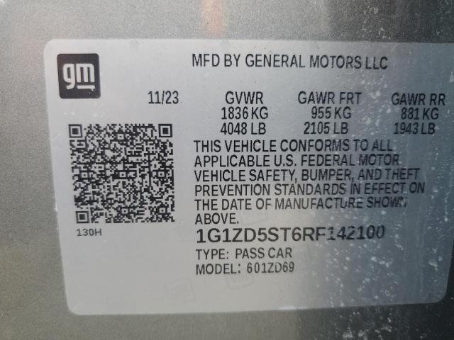 2024 CHEVROLET MALIBU LT 1G1ZD5ST6RF142100