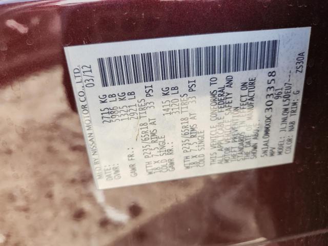 2013 INFINITI JX35 - 5N1AL0MMXDC303358