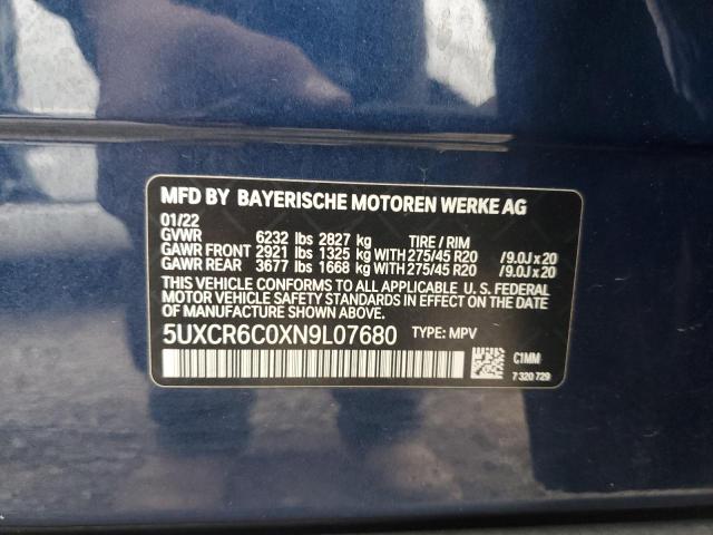 2022 BMW X5 XDRIVE4 #3294303899