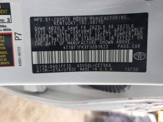 2015 TOYOTA CAMRY LE #3278759648