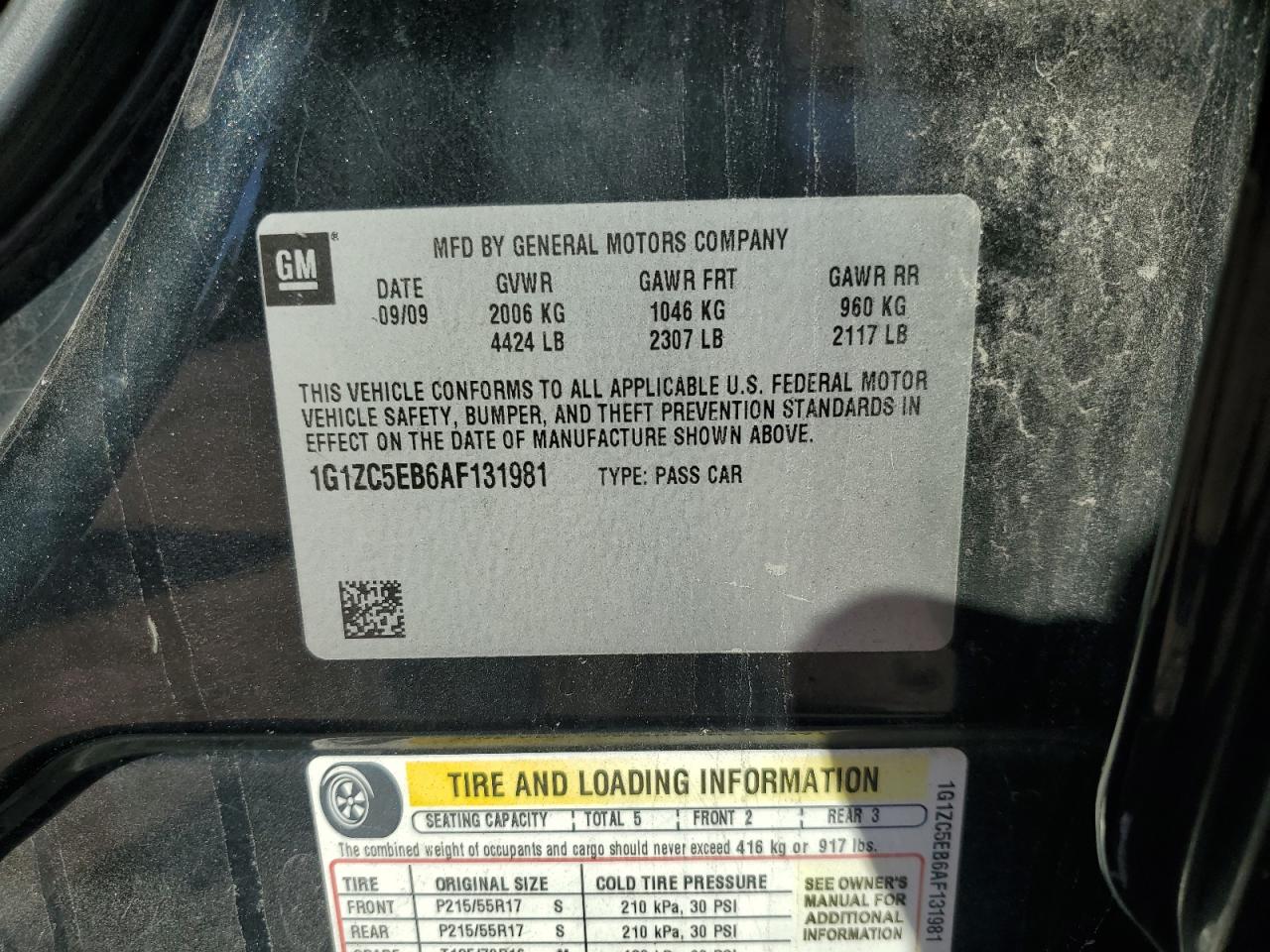 CHEVROLET MALIBU 1LT