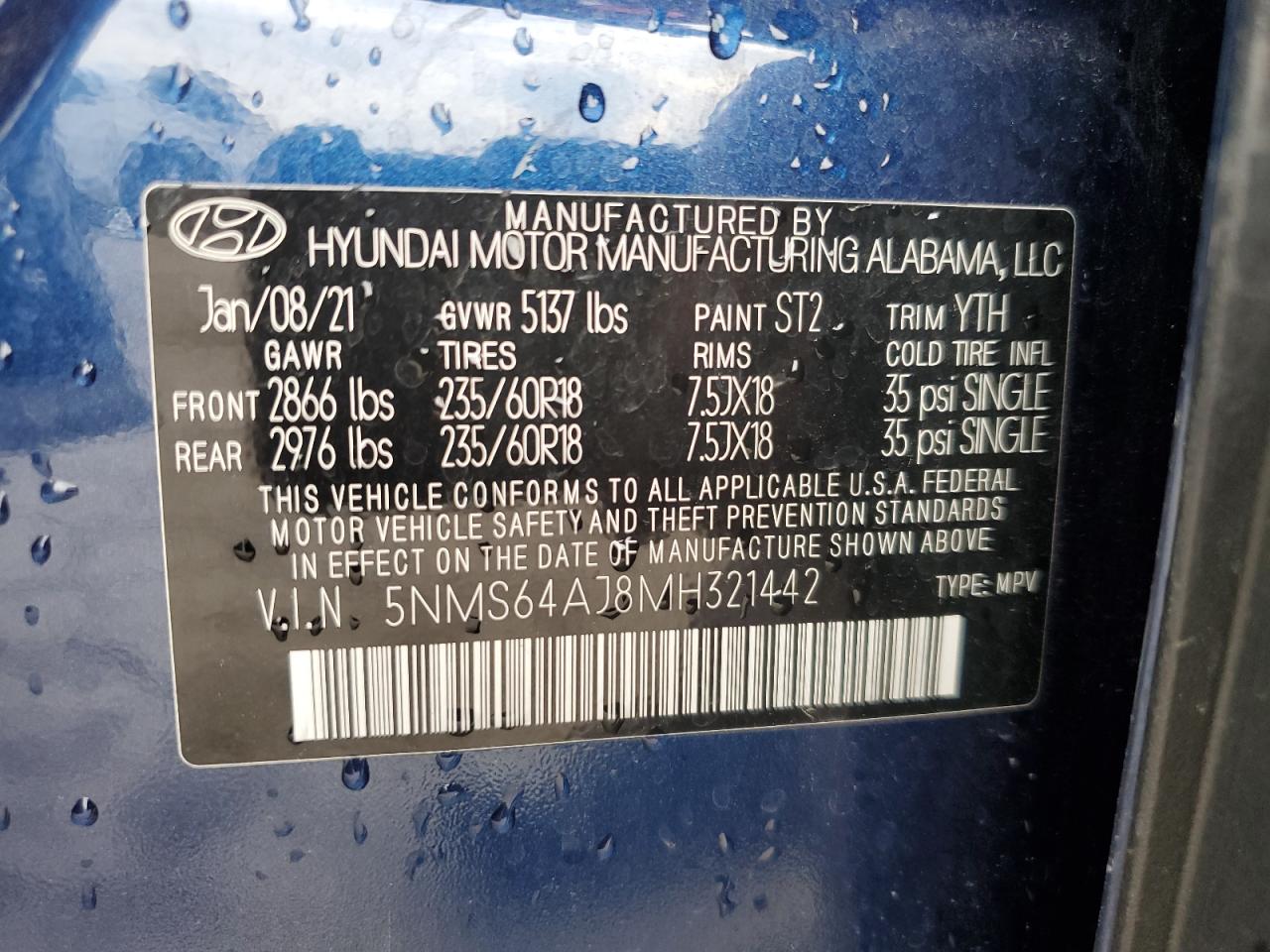 HYUNDAI SANTA FE SEL