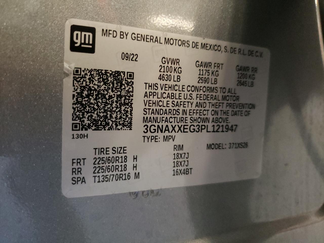 CHEVROLET EQUINOX PREMIER