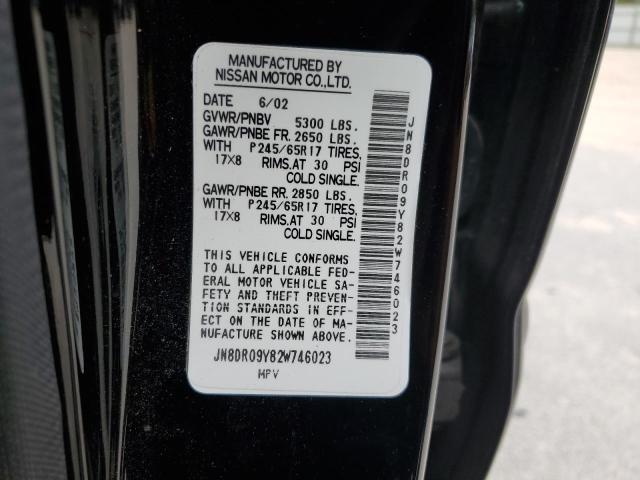 2002 NISSAN PATHFINDER LE #3269869712