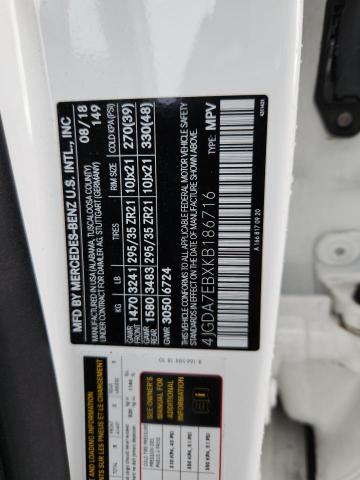 2019 MERCEDES-BENZ GLE 63 AMG 4JGDA7EBXKB186716