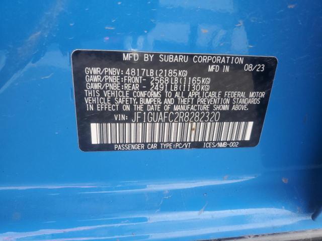 2024 SUBARU IMPREZA SPORT - JF1GUAFC2R8282320