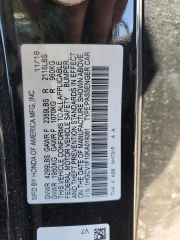 2019 HONDA ACCORD LX - 1HGCV1F10KA019361