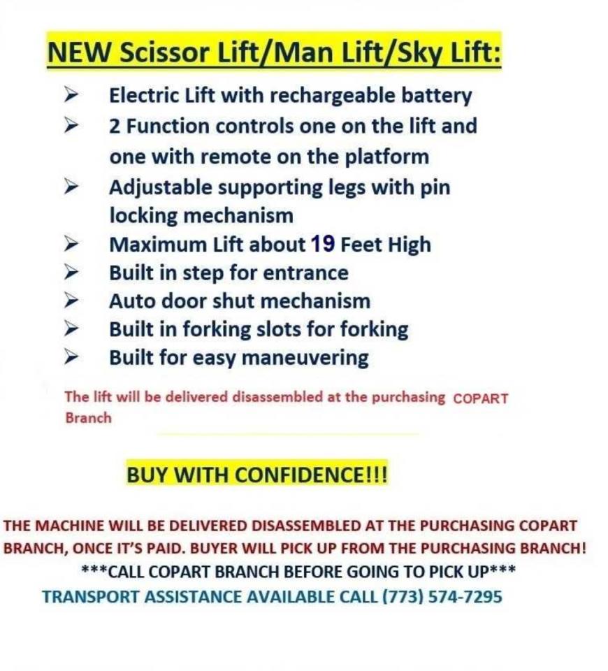 Lot #3286521157 2025 OTHR SCISS LIFT