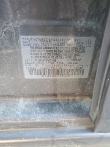 2019 NISSAN SENTRA S - 3N1AB7AP0KY324869