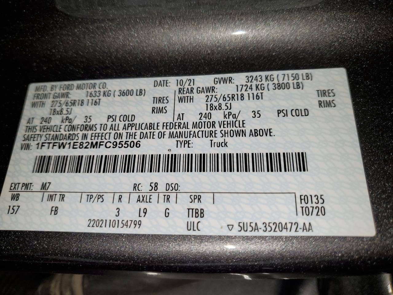 FORD F-150 SUPERCREW