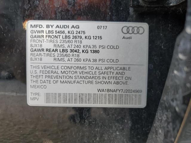 2018 AUDI Q5 PREMIUM - WA1BNAFY7J2024969