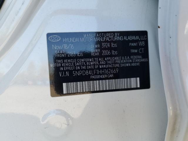 2017 HYUNDAI ELANTRA SE 5NPD84LF1HH162669