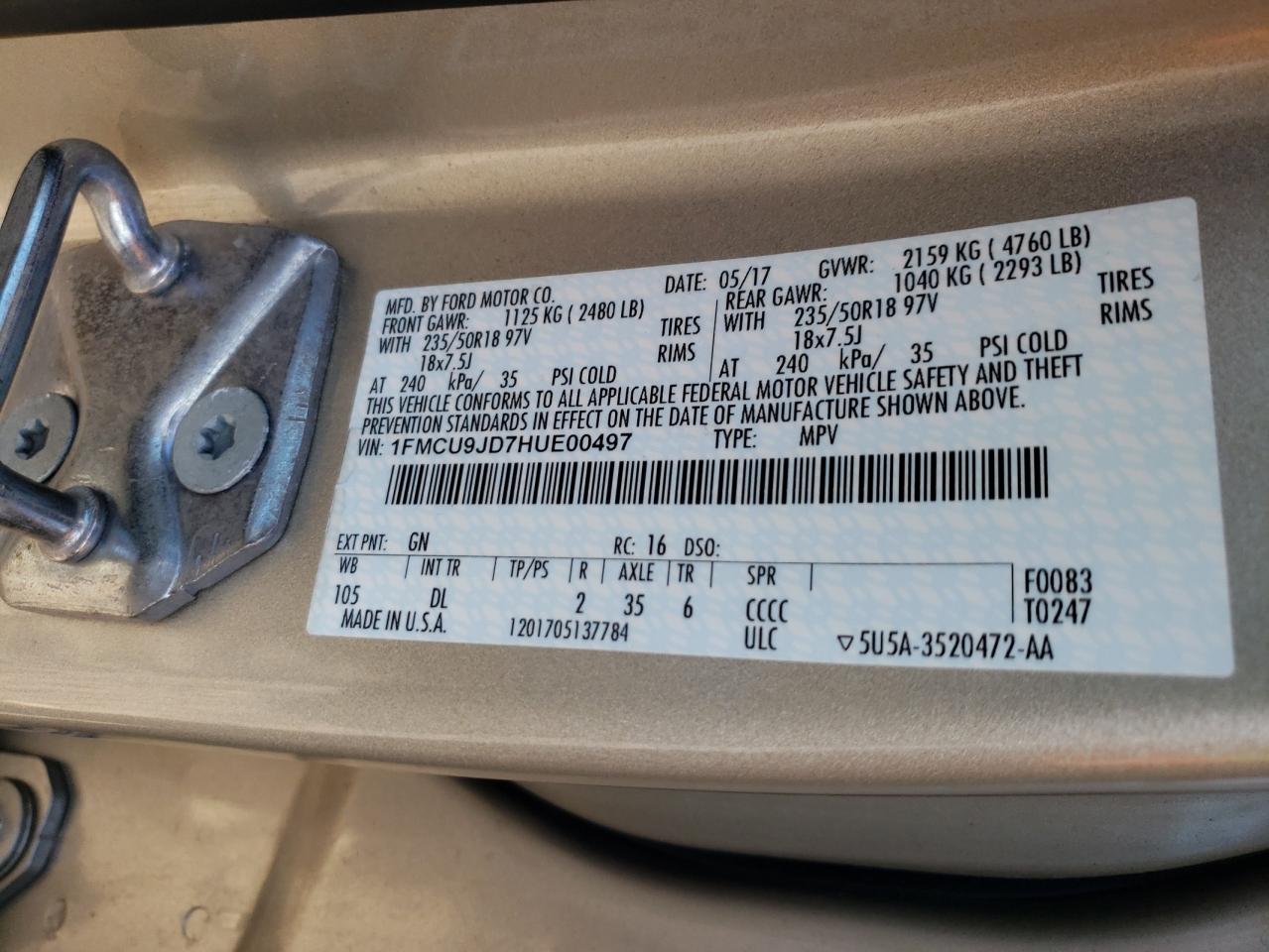 FORD ESCAPE TITANIUM