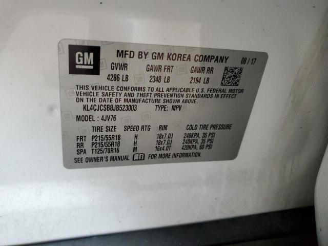 2018 BUICK ENCORE ESS KL4CJCSB8JB523003