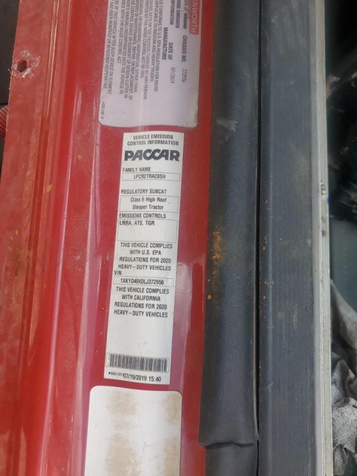 Lot #3268270034 2020 KENWORTH T680