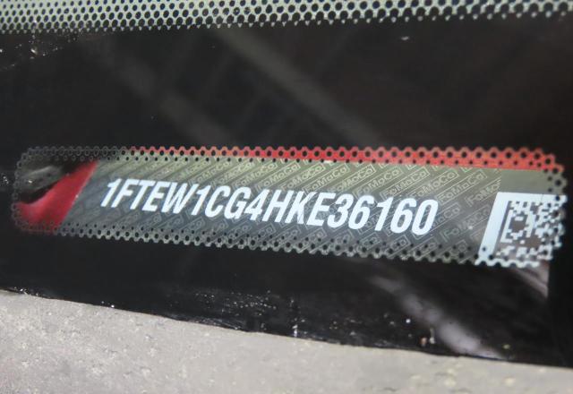 2017 FORD F150 SUPERCREW 1FTEW1CG4HKE36160