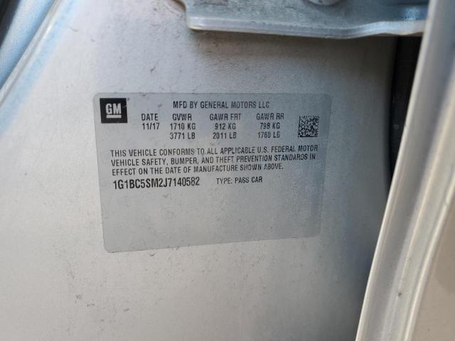 2018 CHEVROLET CRUZE LS 1G1BC5SM2J7140582