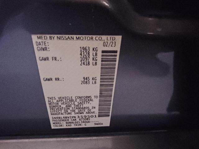 2023 NISSAN ALTIMA S 1N4BL4BV2PN359501