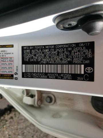 2018 TOYOTA CAMRY L JTNB11HK8J3032885