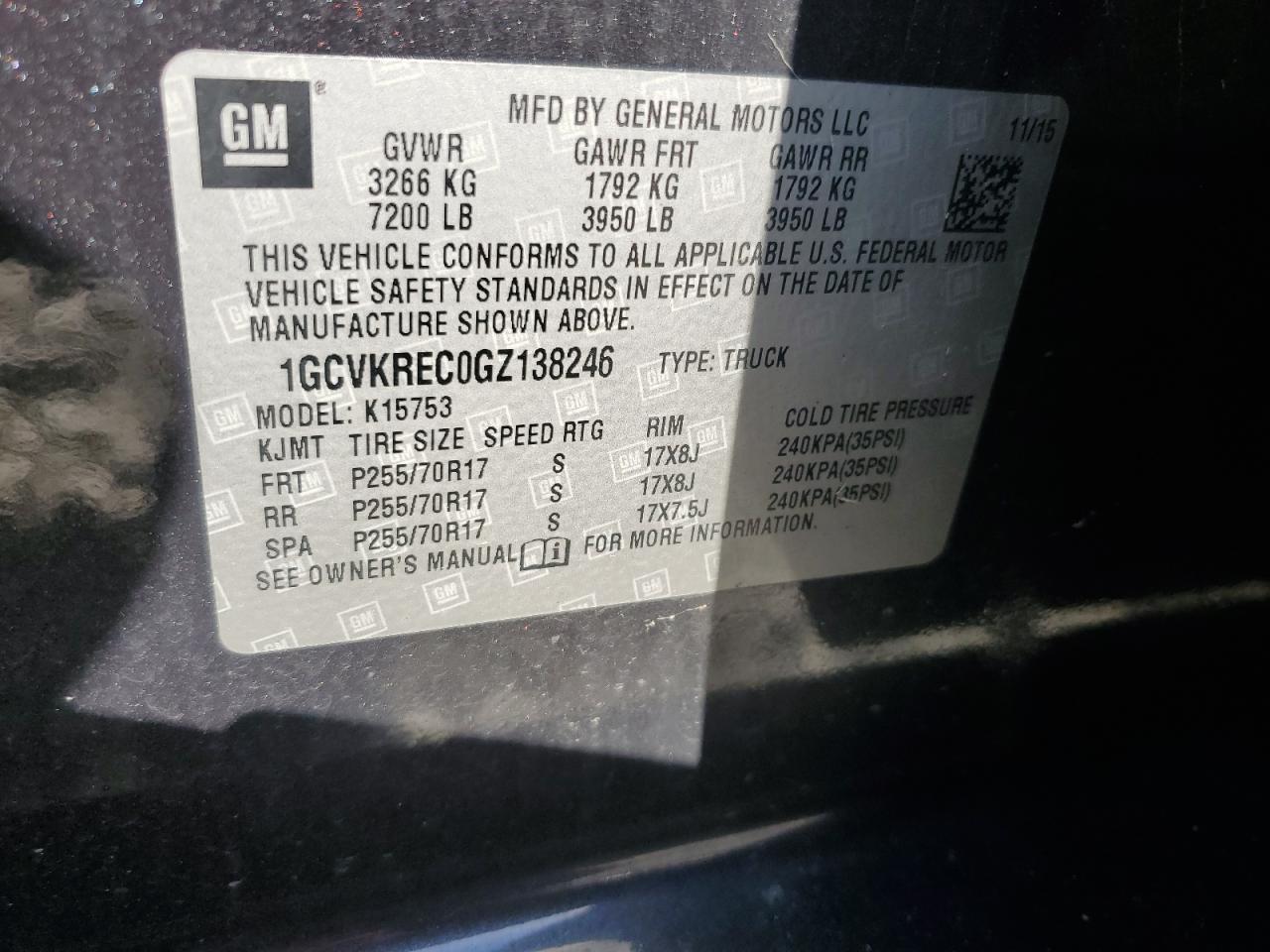 CHEVROLET SILVERADO K1500 LT