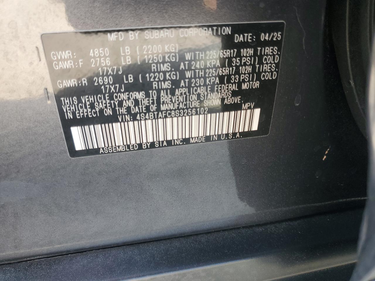 SUBARU OUTBACK PREMIUM