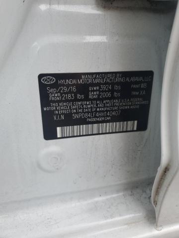 2017 HYUNDAI ELANTRA SE - 5NPD84LF4HH140407