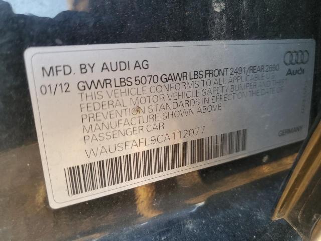2012 AUDI A4 PREMIUM #3294616032