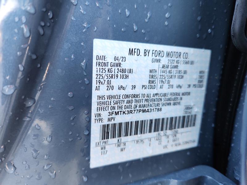 2023 FORD MUSTANG MA 3FMTK3R77PMA31788