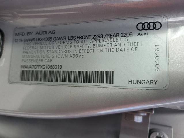 2016 AUDI A3 PREMIUM - WAUA7GFFXG1068019