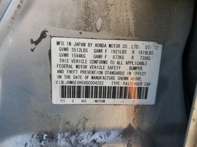 2013 HONDA FIT SPORT - JHMGE8H58DC004203