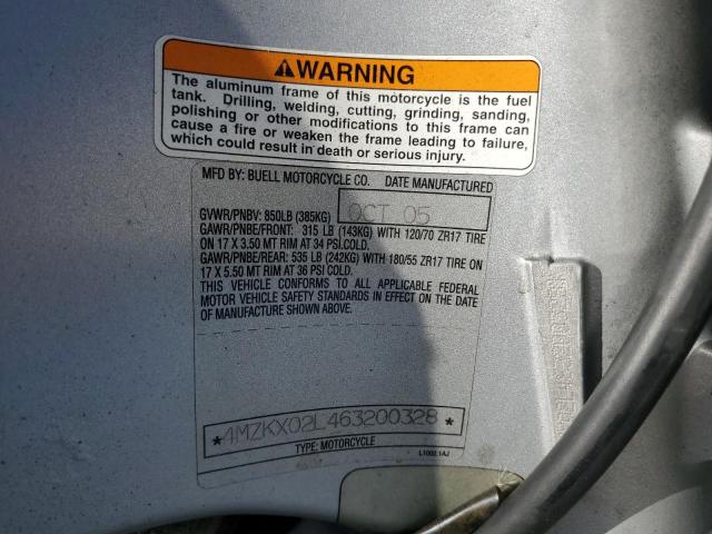 2006 BUELL XB9SX - 4MZKX02L463200328