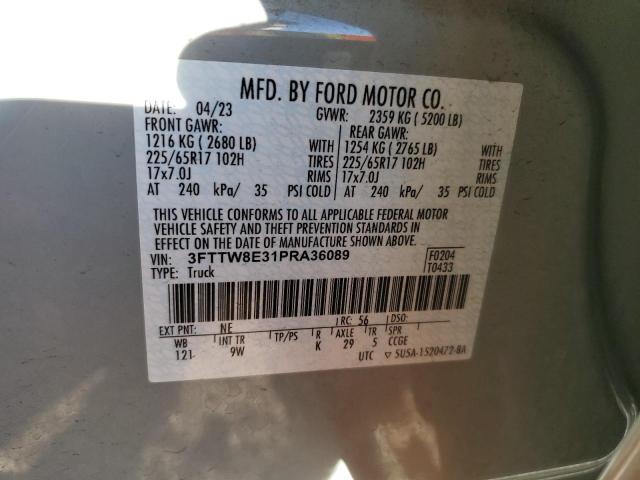 2023 FORD MAVERICK X - 3FTTW8E31PRA36089