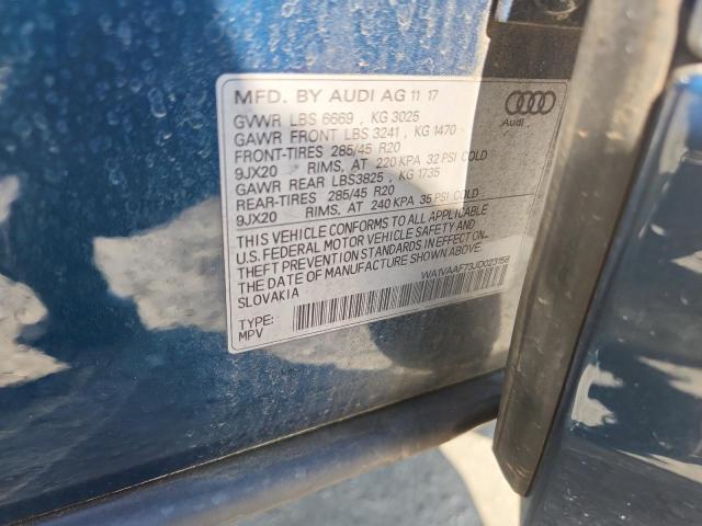 2018 AUDI Q7 PRESTIG WA1VAAF73JD023158