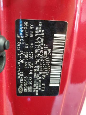 2016 HYUNDAI VELOSTER T KMHTC6AE0GU288117