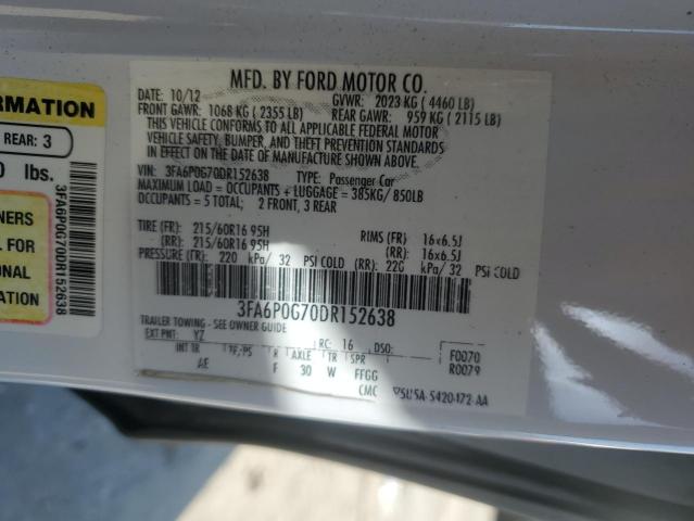 2013 FORD FUSION S #3291251991