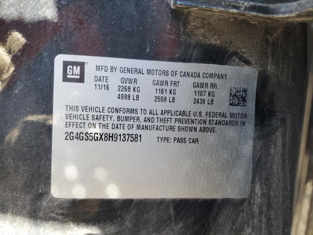 2017 BUICK REGAL PREM - 2G4GS5GX8H9137581
