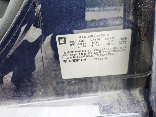 2016 CHEVROLET SONIC LS #3287532020