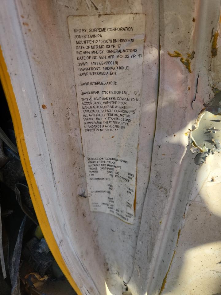 GMC SAVANA CUTAWAY G3500