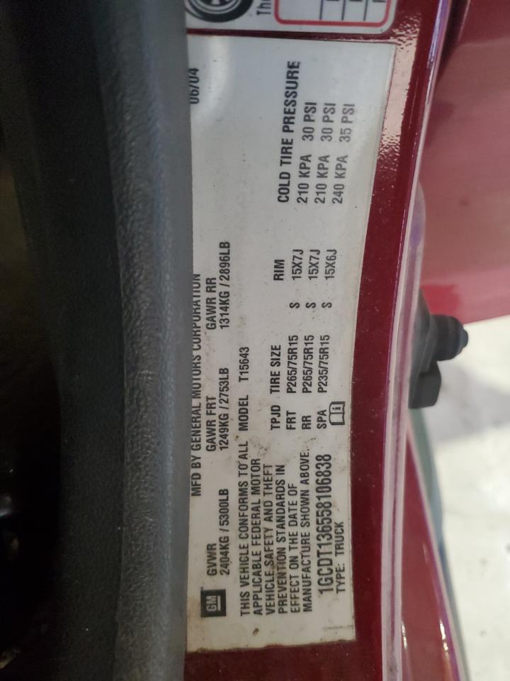 Lot #3316767433 2005 CHEVROLET COLORADO