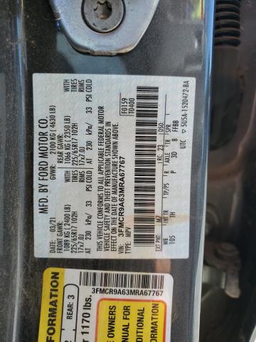 2021 FORD BRONCO SPO - 3FMCR9A63MRA67767