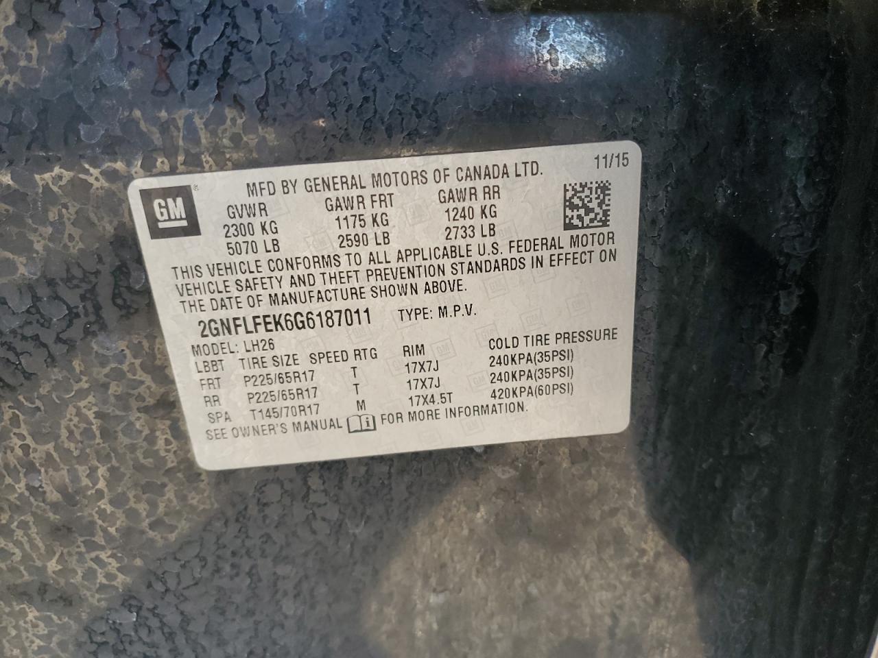 CHEVROLET EQUINOX LT