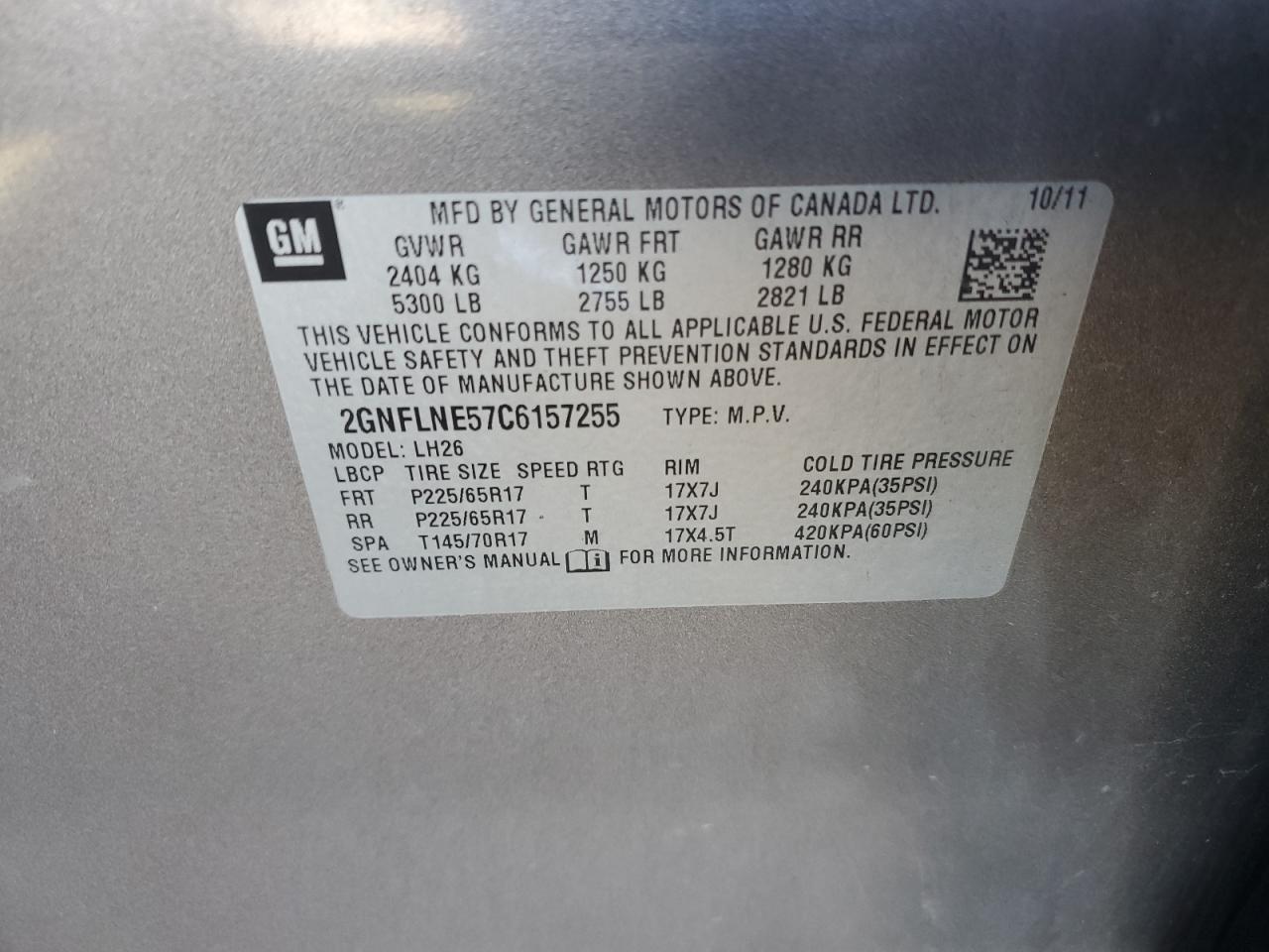 CHEVROLET EQUINOX LT