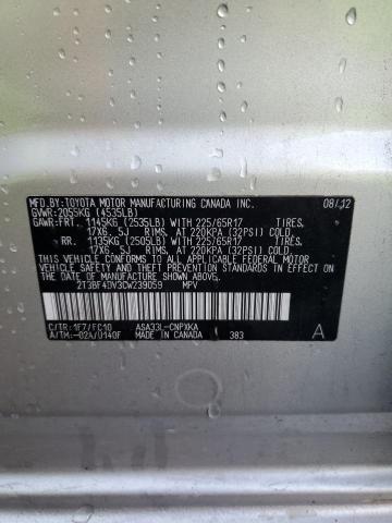 2012 TOYOTA RAV4 #3298218026