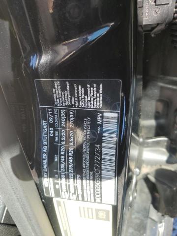 2012 MERCEDES-BENZ GLK 350 - WDCGG5GB9CF772734