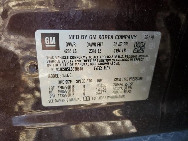 2020 CHEVROLET TRAX LS #3303653927